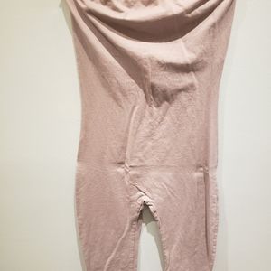Taupe Tube Biker Short Romper